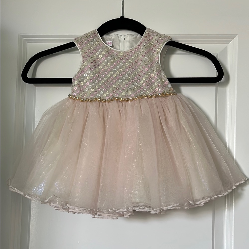 Sequin Embellished Baby Dress